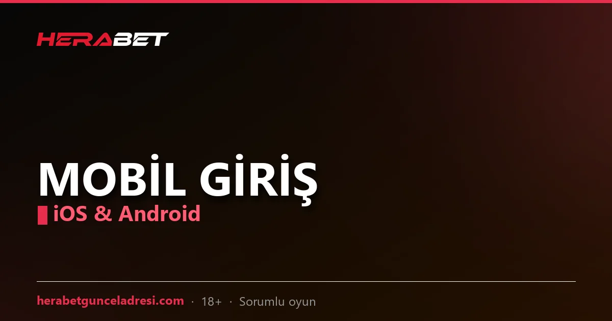 Herabet mobil giriş görseli